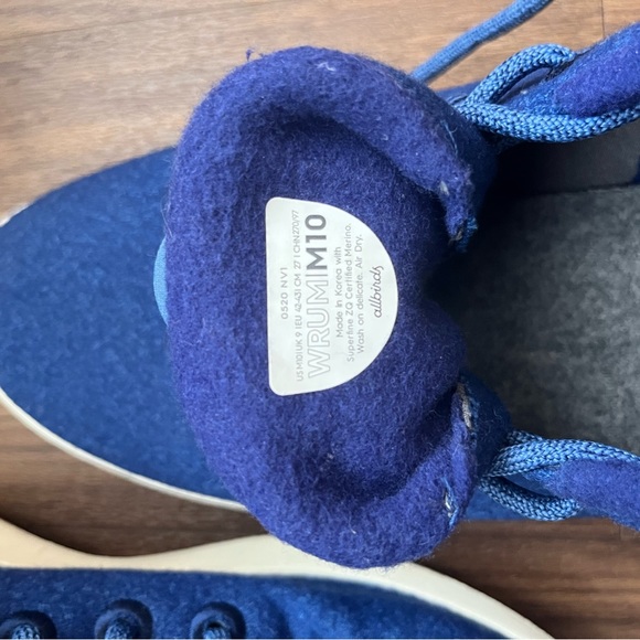 Men’s allbirds Merino Blue Sneakers - Picture 6 of 8